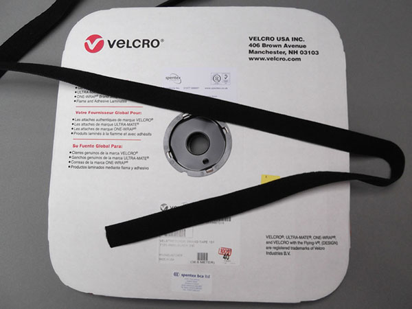 T0805L-Elasticated-VELCRO®-brand-Loop-25mm-40-yards-Black